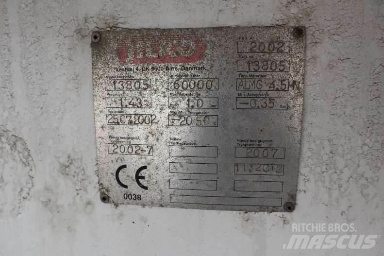  Jilko 60000 L Tanker Trailers