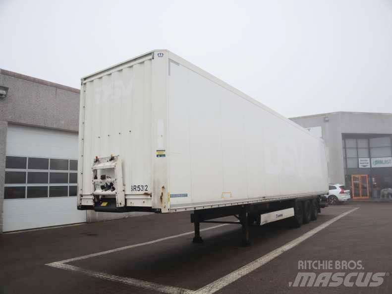 Krone 3 aks bokstrailer Box body semi-trailers