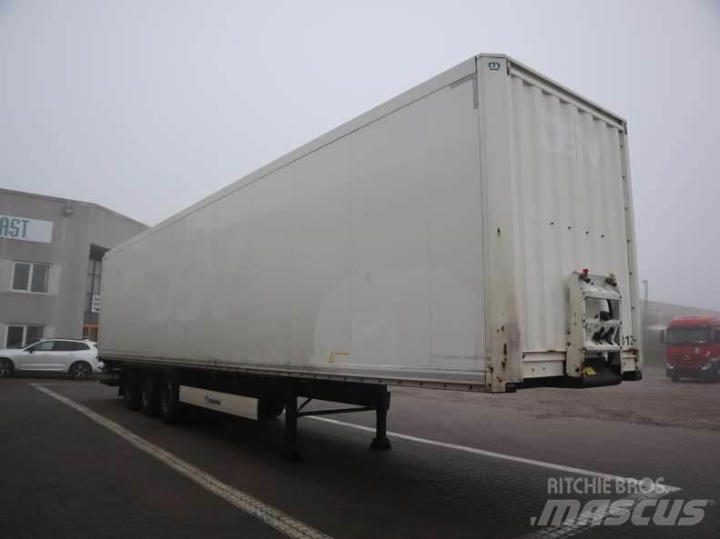 Krone 3 aks bokstrailer Box body semi-trailers