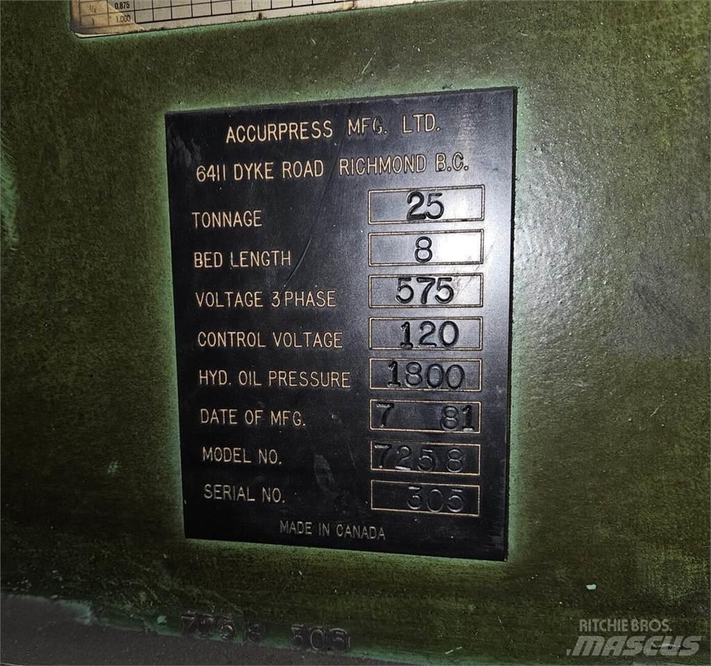  ACCURPRESS 7258 Other