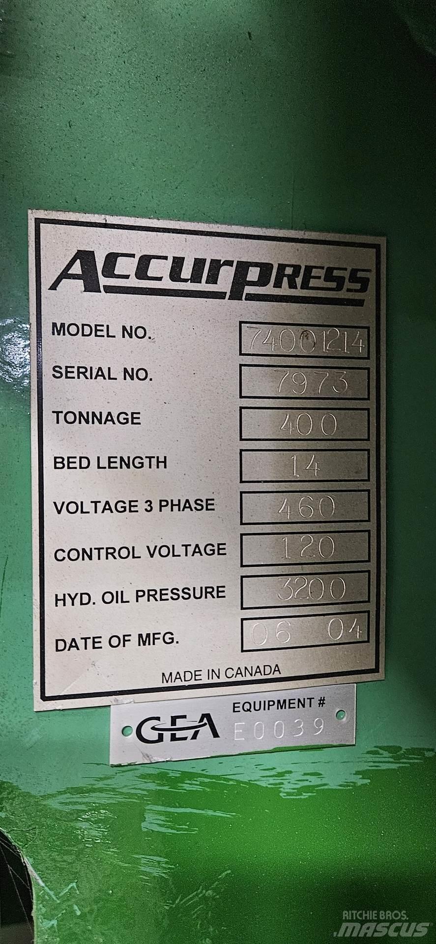  ACCURPRESS 74001214 Other