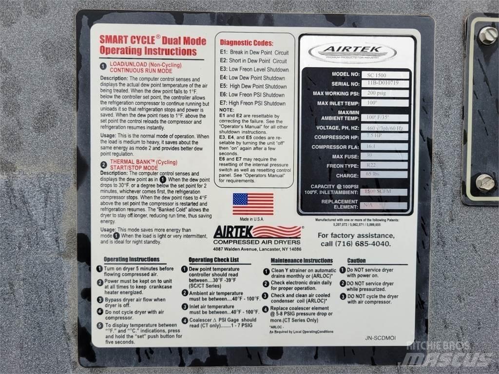  AIRTEK SC 1500 Air Compressor