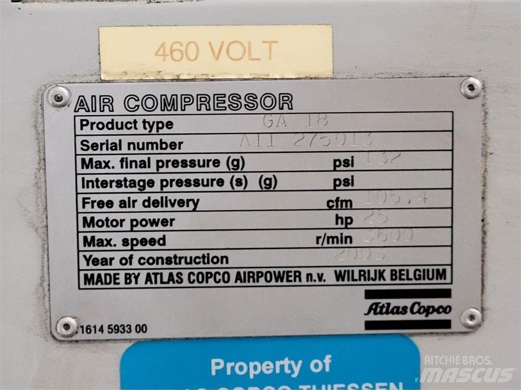 Atlas Copco GA18 Compressors