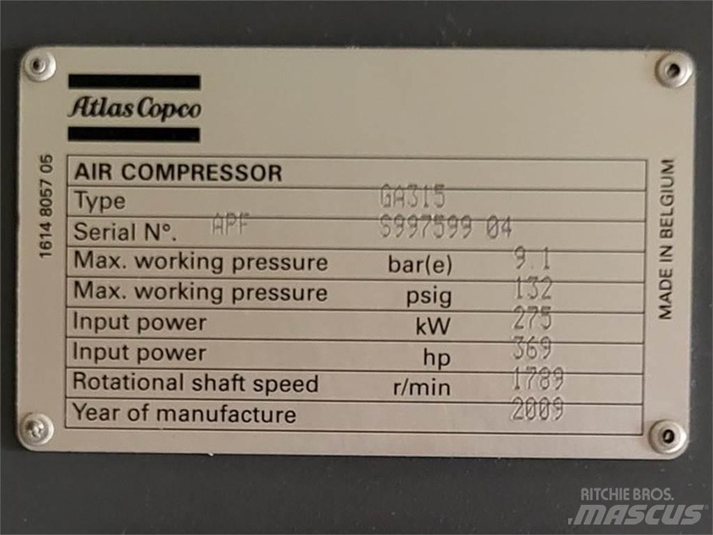 Atlas Copco GA315 Compressors