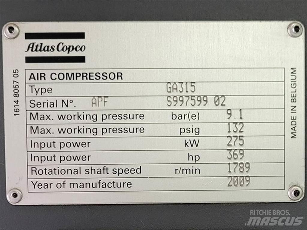 Atlas Copco GA315 Compressors