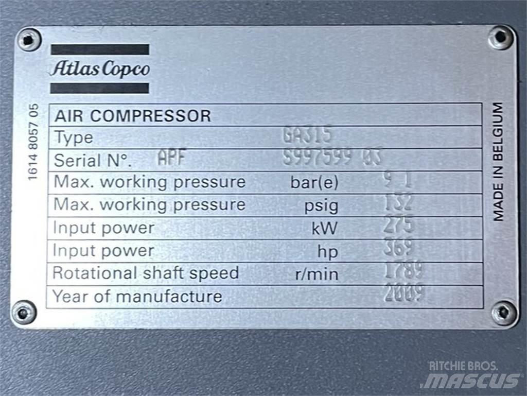 Atlas Copco GA315 Compressors