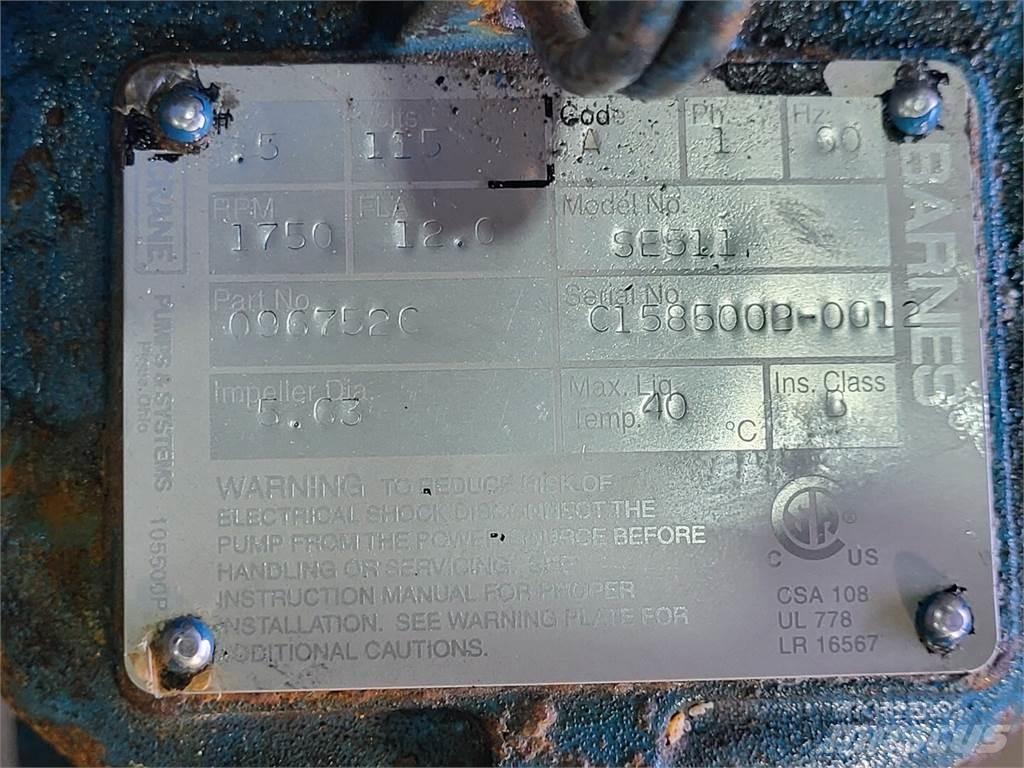  BARNES SE511 Water Pumps