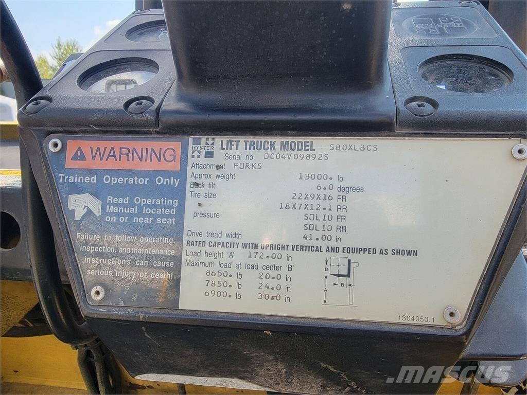 Hyster S80XLBCS Construction - Others