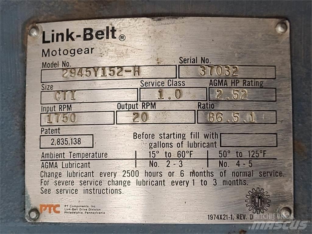 Link-Belt 2945Y152-H Other