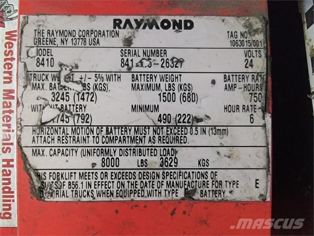 Raymond 8410 Other