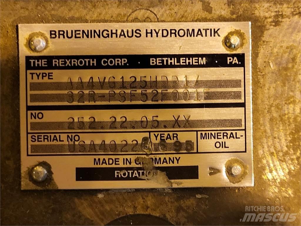 Rexroth A4VG125HDD1 Water Pumps