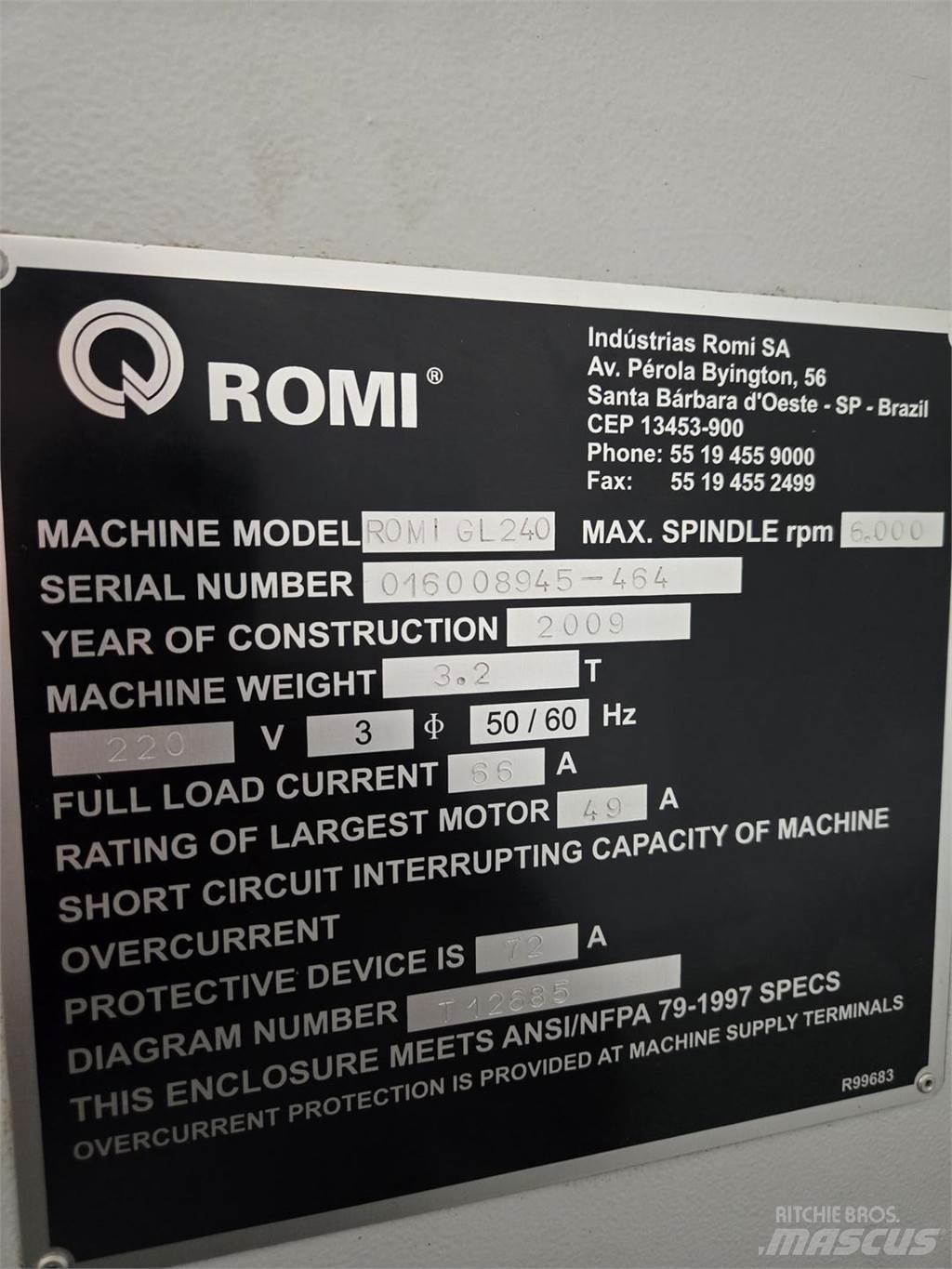  ROMI GL240 Other