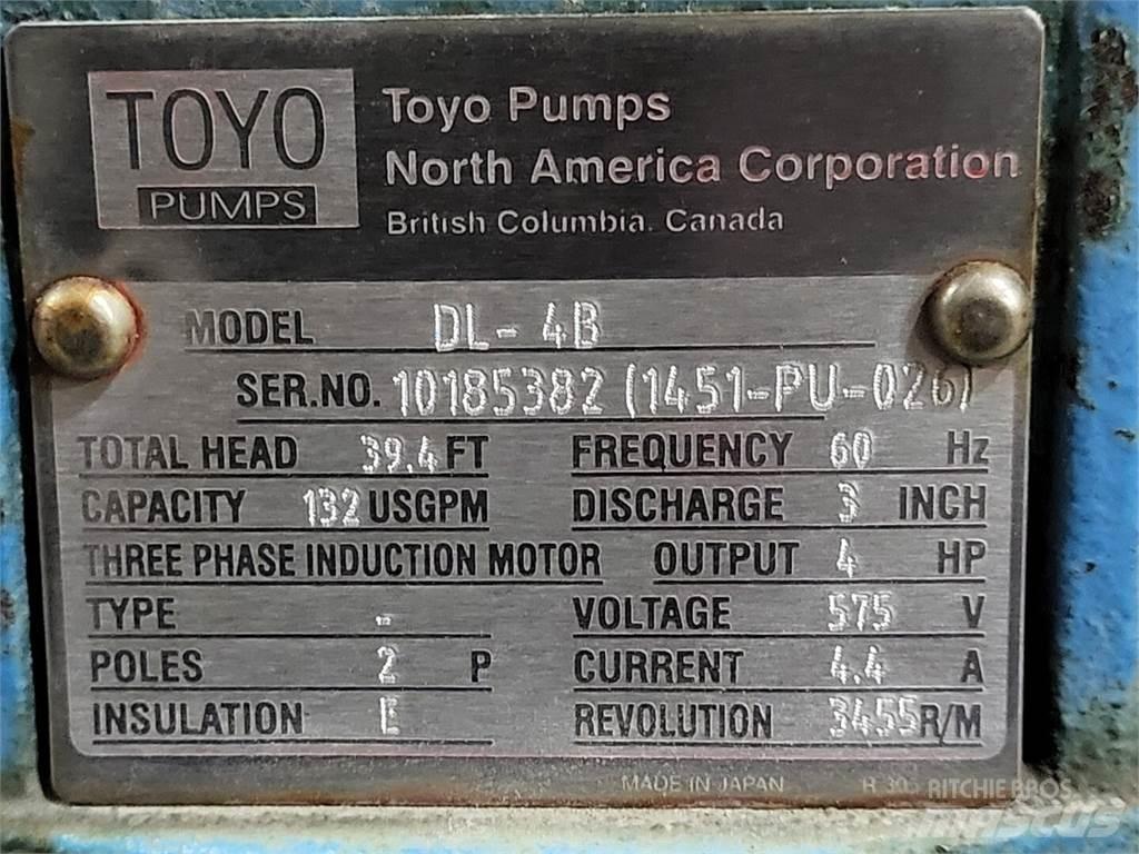 Toyo PUMPS DL-4B Water Pumps