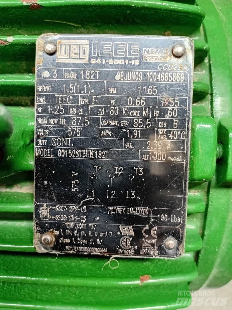  WEG 00152ST3HIE182T Industrial engines