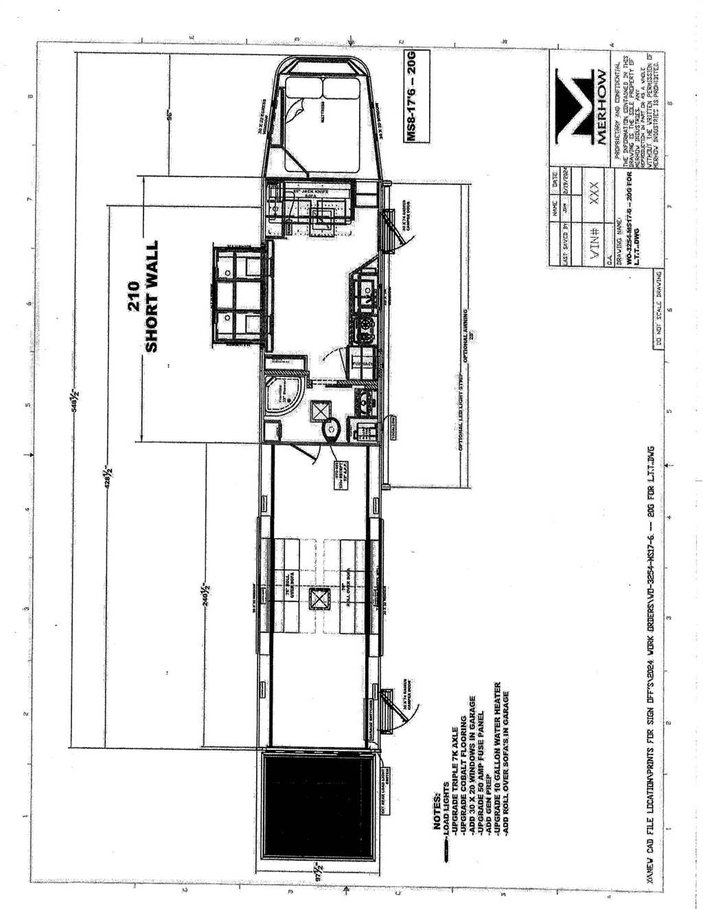 Merhow 8M1745 Motor homes and travel trailers