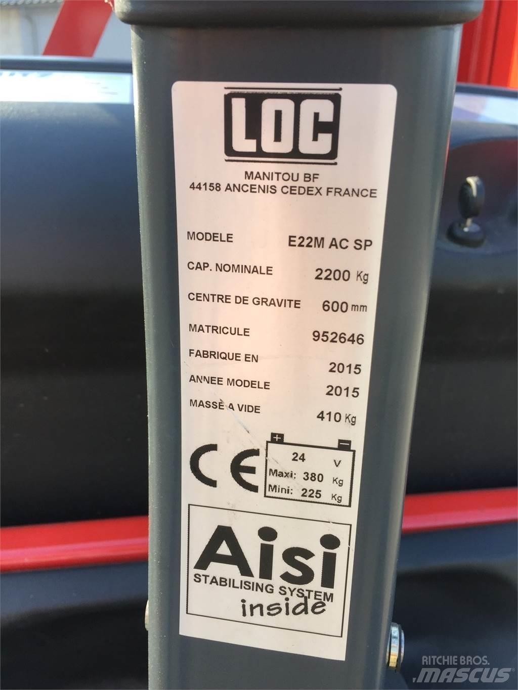 LOC E22 MAC Pedestrian stacker