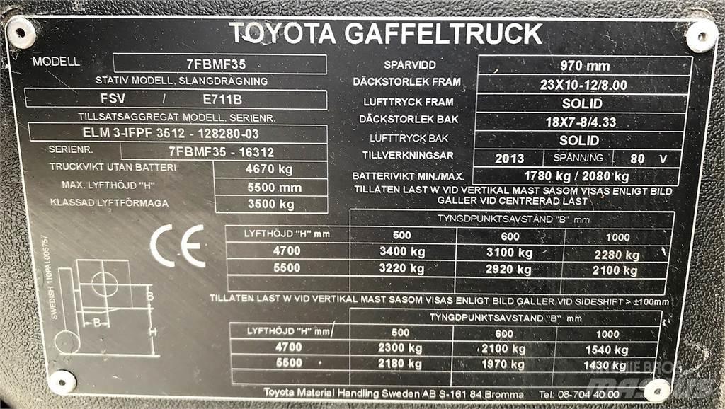 Toyota 7BMF35 Misc Forklifts