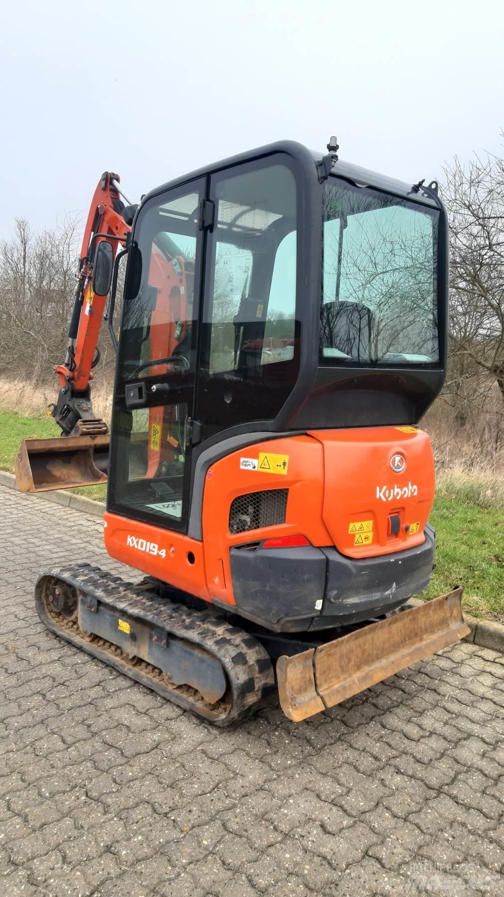 Kubota KX019-4 Mini Excavators <7t (Mini Diggers)