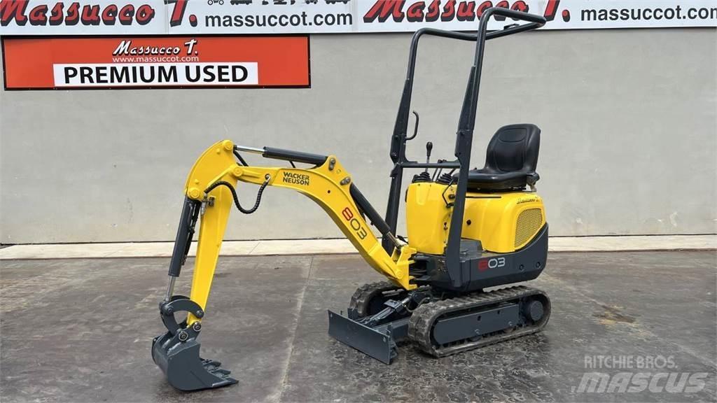 Wacker Neuson 803 Mini Excavators <7t (Mini Diggers)