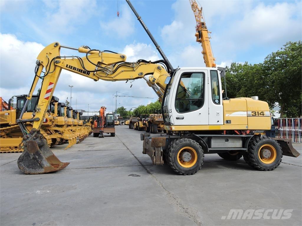 Liebherr A314 Wheeled Excavators