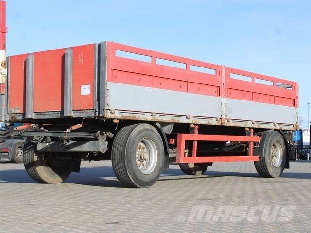  ANBS, PNEU 80% Curtain Side Trailers