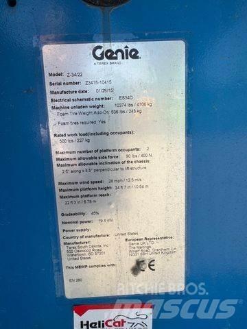 Genie Z-34/22 Articulated boom lifts
