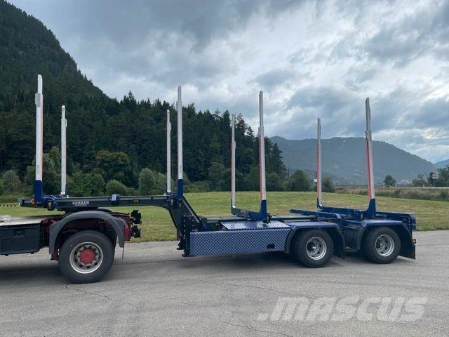 Gsodam T2L1 Logging semi-trailers