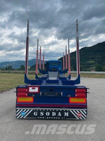 Gsodam T2L1 Logging semi-trailers
