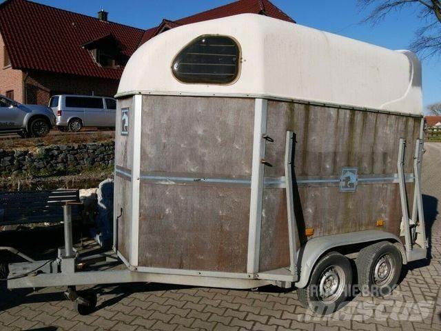  Holz Poly 2 Pferde Livestock Trailers
