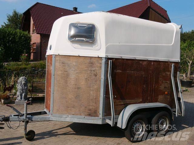  Holz Poly 2 Pferde Livestock Trailers