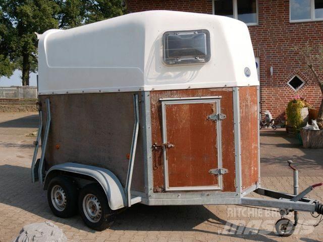  Holz Poly 2 Pferde Livestock Trailers