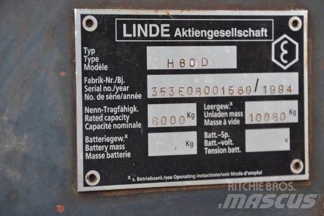 Linde H60D / Duplex Diesel Forklifts
