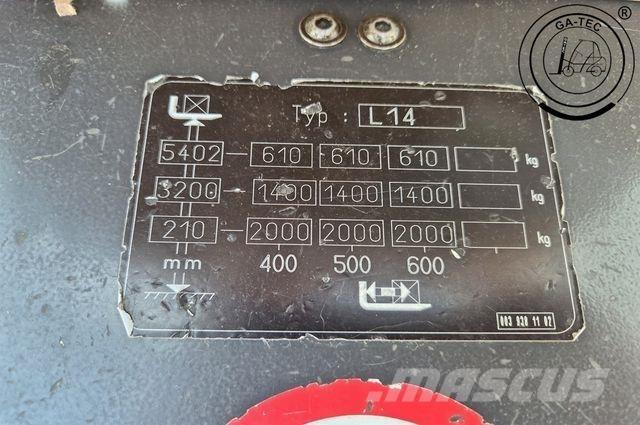 Linde L14i High lift order picker