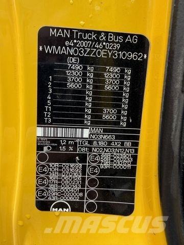 MAN TGL 8.180 BB Flatbed Trucks