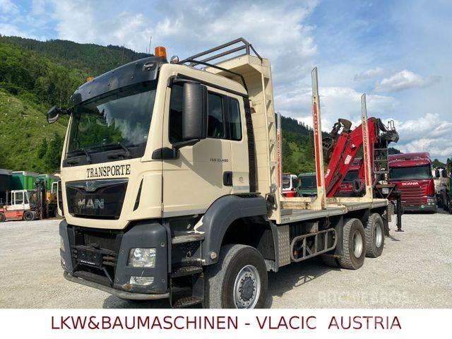 MAN TGS 33.480 6x6 Log trucks