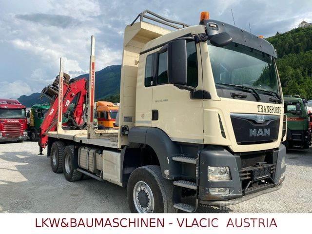 MAN TGS 33.480 6x6 Log trucks
