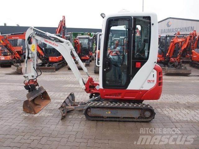 Takeuchi TB 216 Mini Excavators <7t (Mini Diggers)