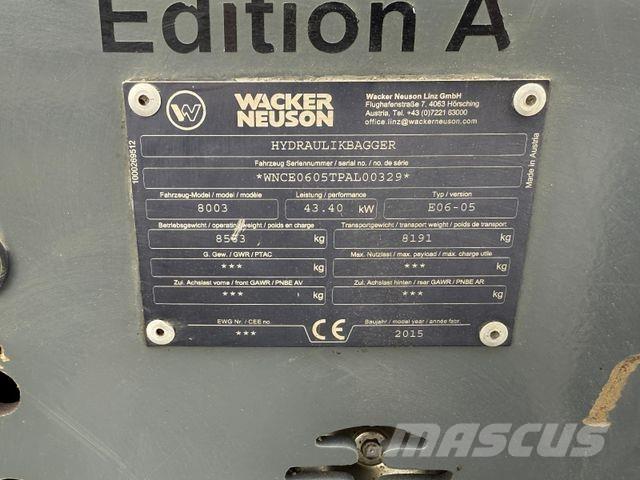 Wacker 8003 Mini Excavators <7t (Mini Diggers)