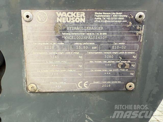 Wacker EZ 28 VDS Mini Excavators <7t (Mini Diggers)