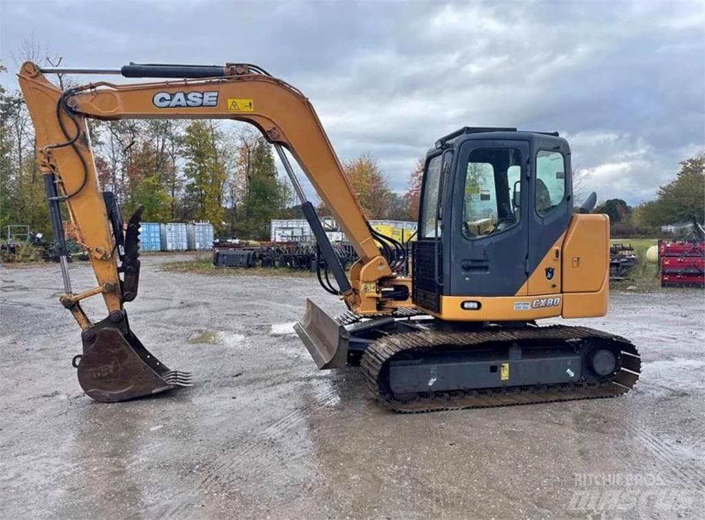 CASE CX80 Mini Excavators <7t (Mini Diggers)