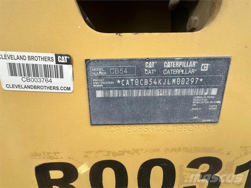 CAT CB54 Single drum rollers