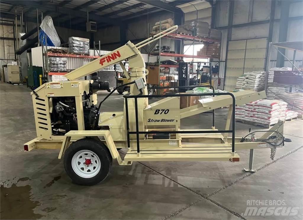 Finn B70T Receiving hoppers, blowers and elevators