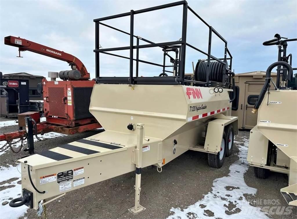 Finn T120 Receiving hoppers, blowers and elevators