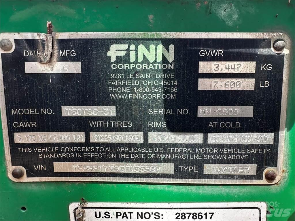 Finn T60 Receiving hoppers, blowers and elevators