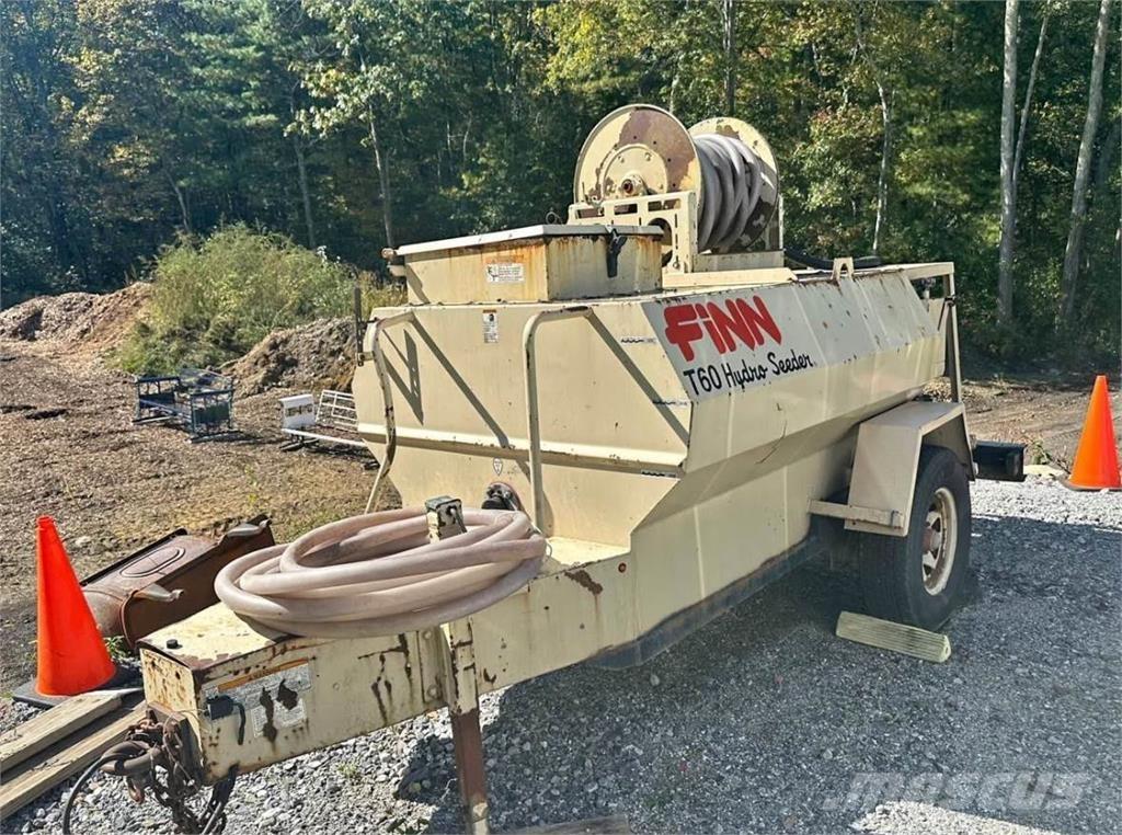 Finn T60T Receiving hoppers, blowers and elevators