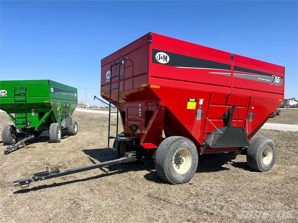 J&M 755SD Grain / Silage Trailers