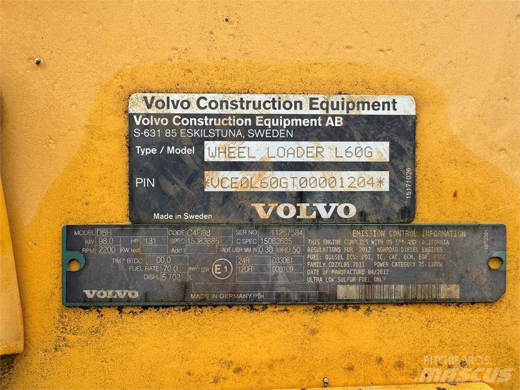 Volvo L60G Wheel Loaders