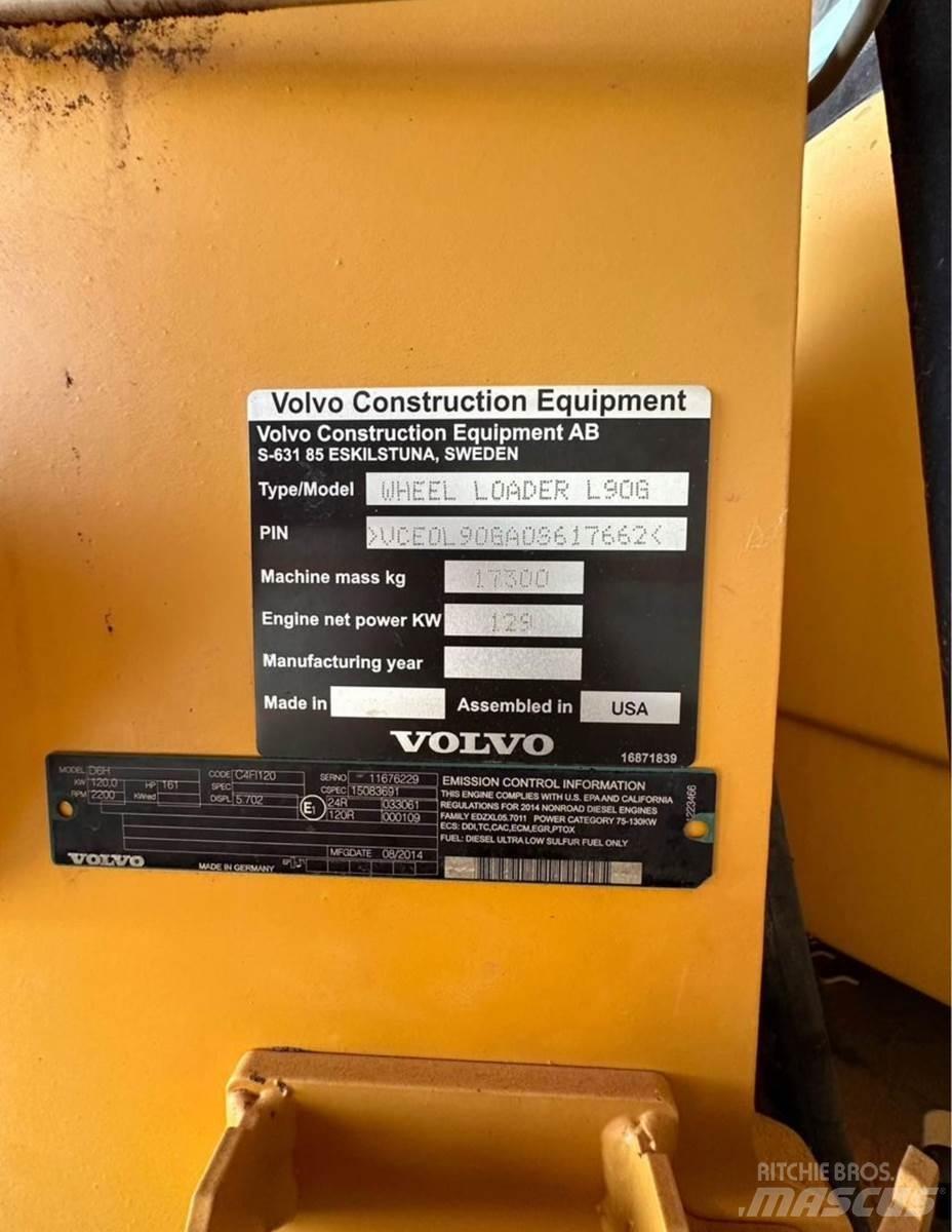Volvo L90G Wheel Loaders