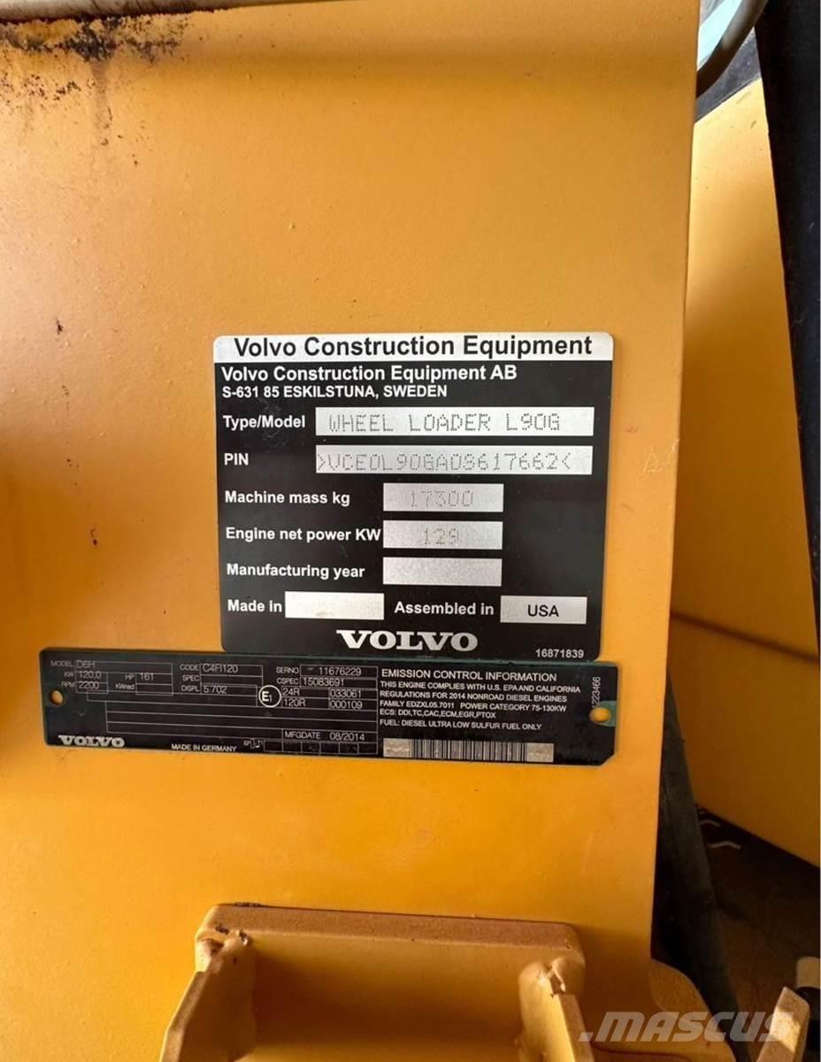 Volvo L90G Wheel Loaders