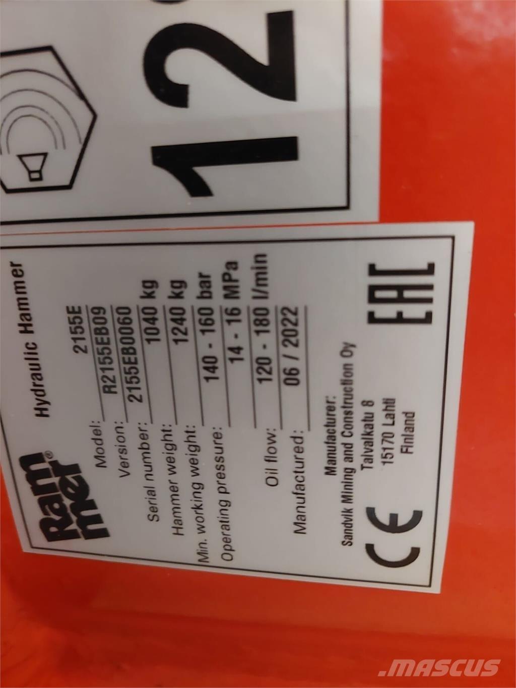 Rammer 2155E Other